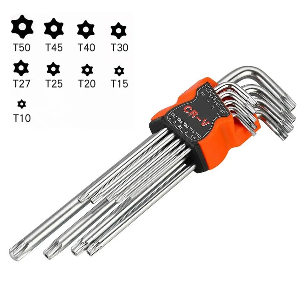 סט מפתחות Torx L דו-צדדיים 9 חלקים DAZZLEEX
