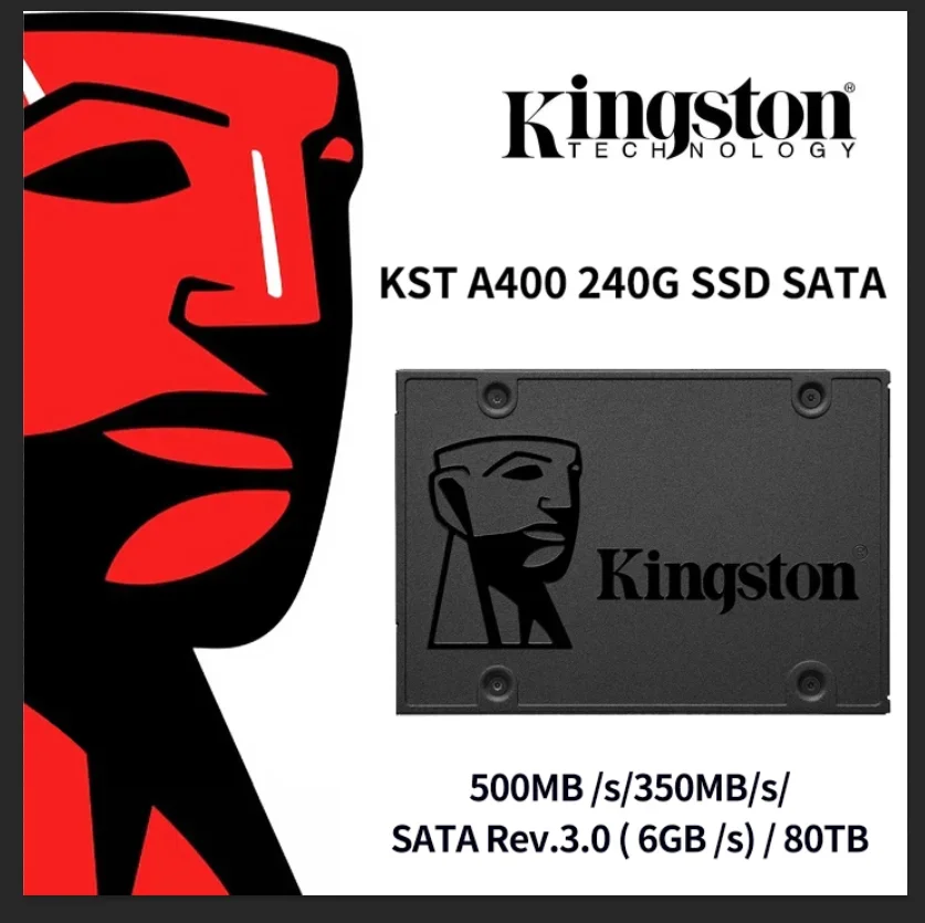Kingston A400 SSD פנימי SATA III למחשב ולנייד
