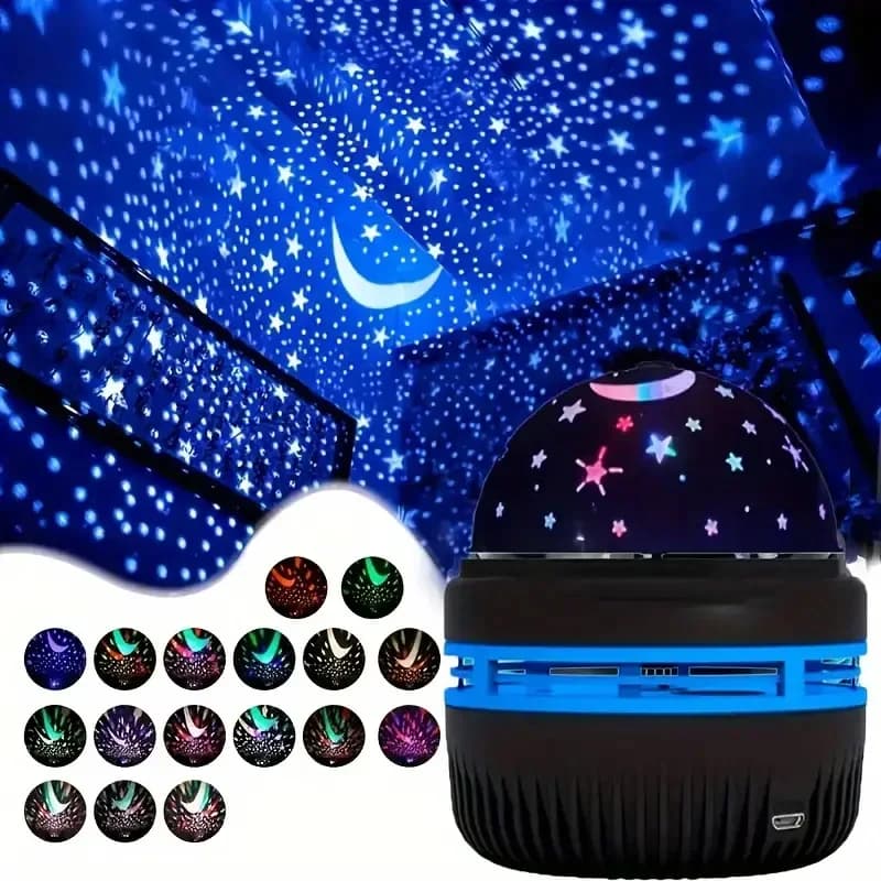 מקרן כוכבים LED USB לחדר ילדים ולחדר שינה