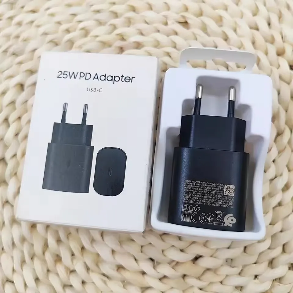 מטען Samsung מהיר 25W USB-C עם כבל