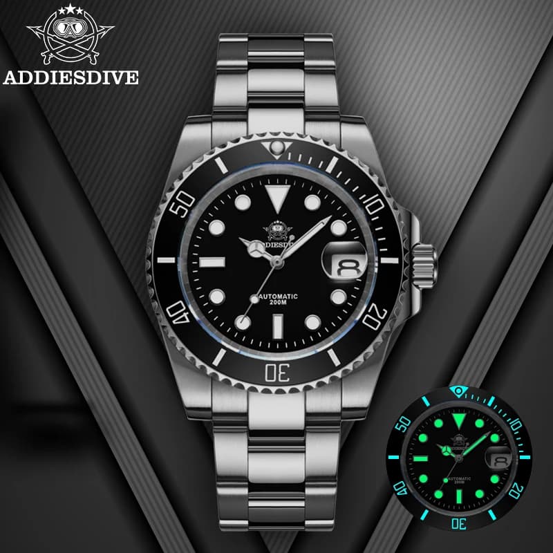 ADDIESDIVE שעון צלילה אוטומטי לגבר AD2503