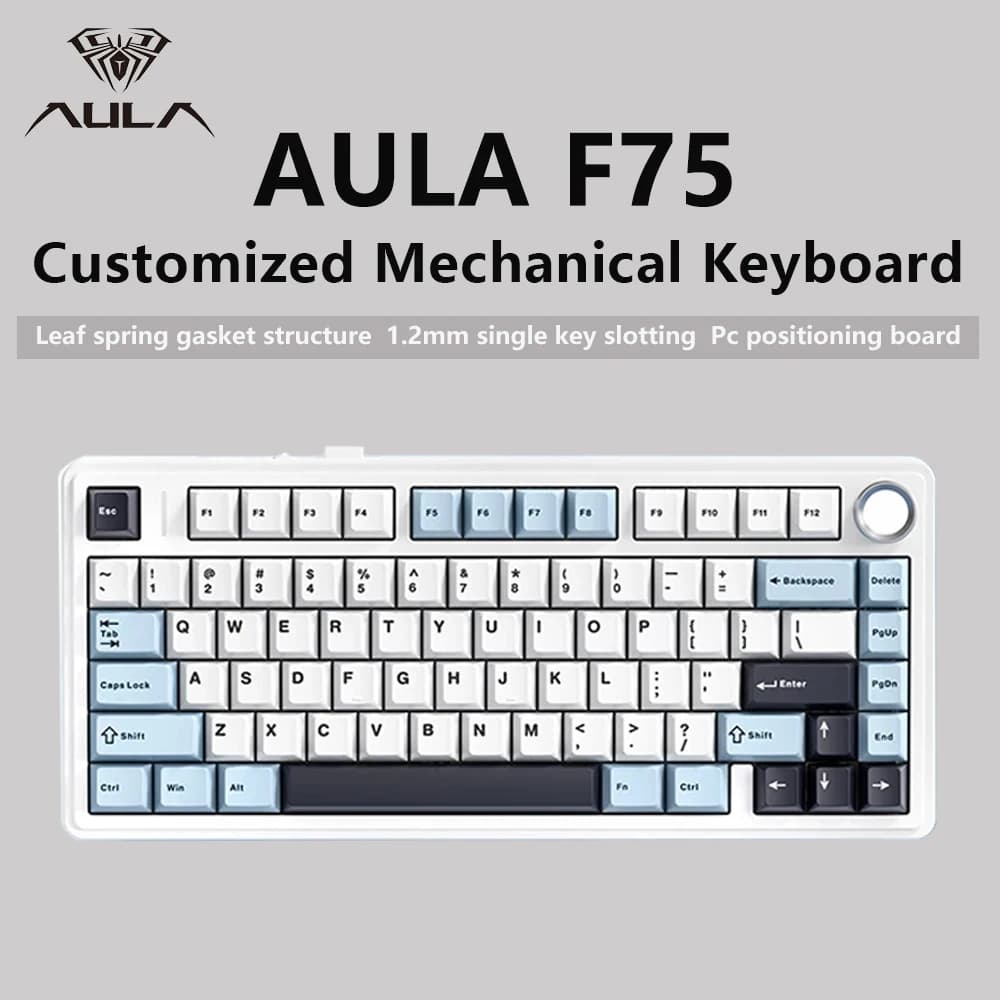 AULA F75 מקלדת מכנית גיימינג אלחוטית 75%