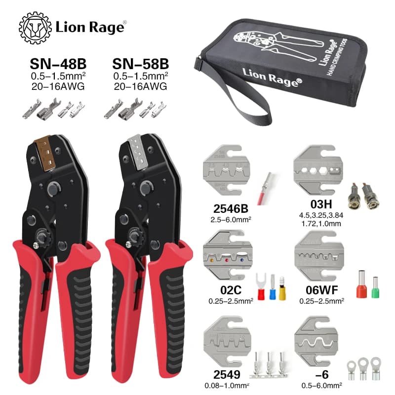סט פליירי קרימפינג Lion Rage SN-58B