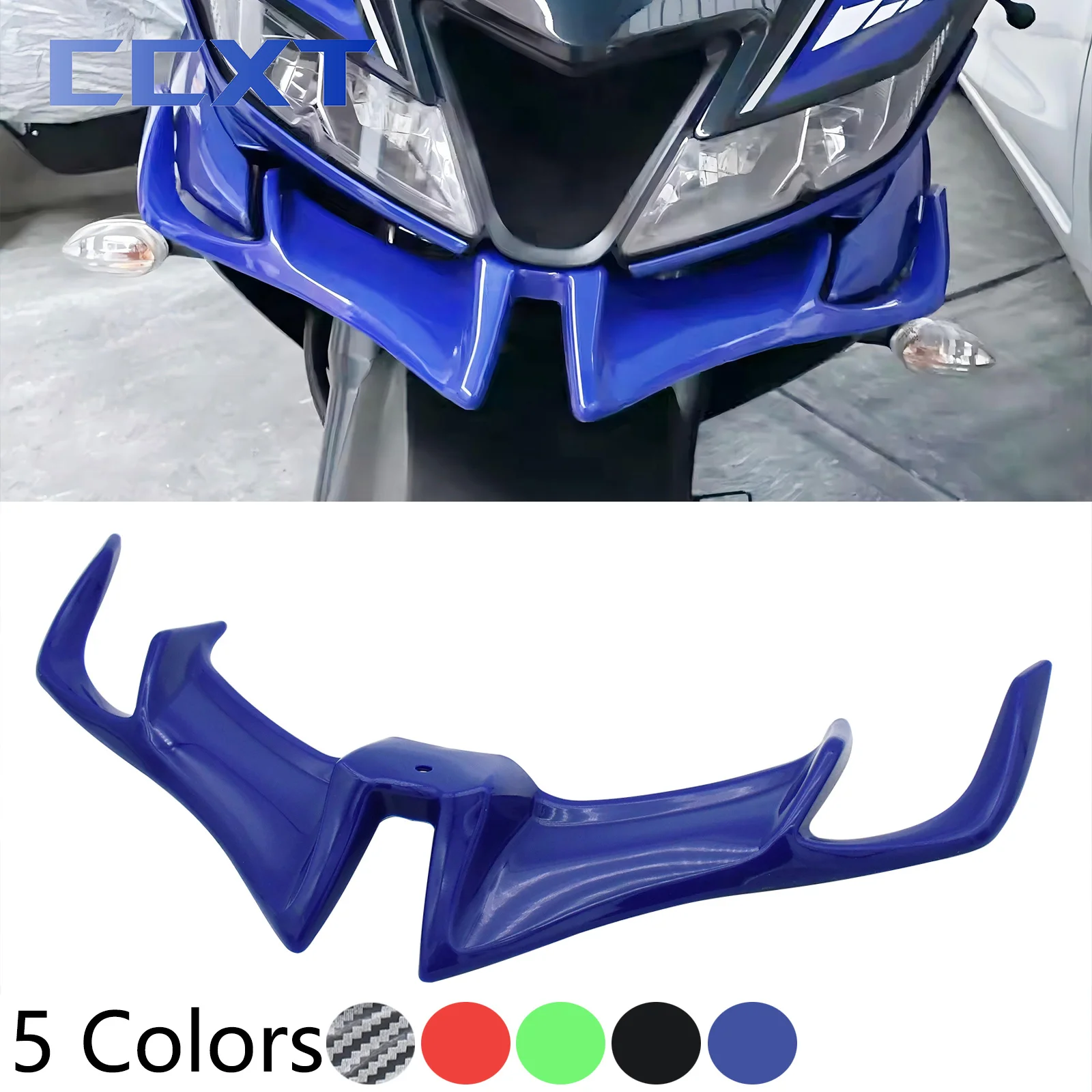 ספוילר חזיתי לפיירינג לאופנוע Suzuki ו-Yamaha