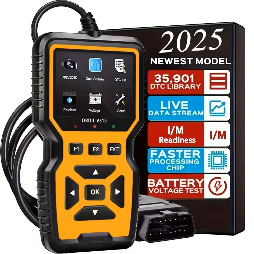 סורק OBD2 לרכב Turn V519 לאבחון תקלות מנוע