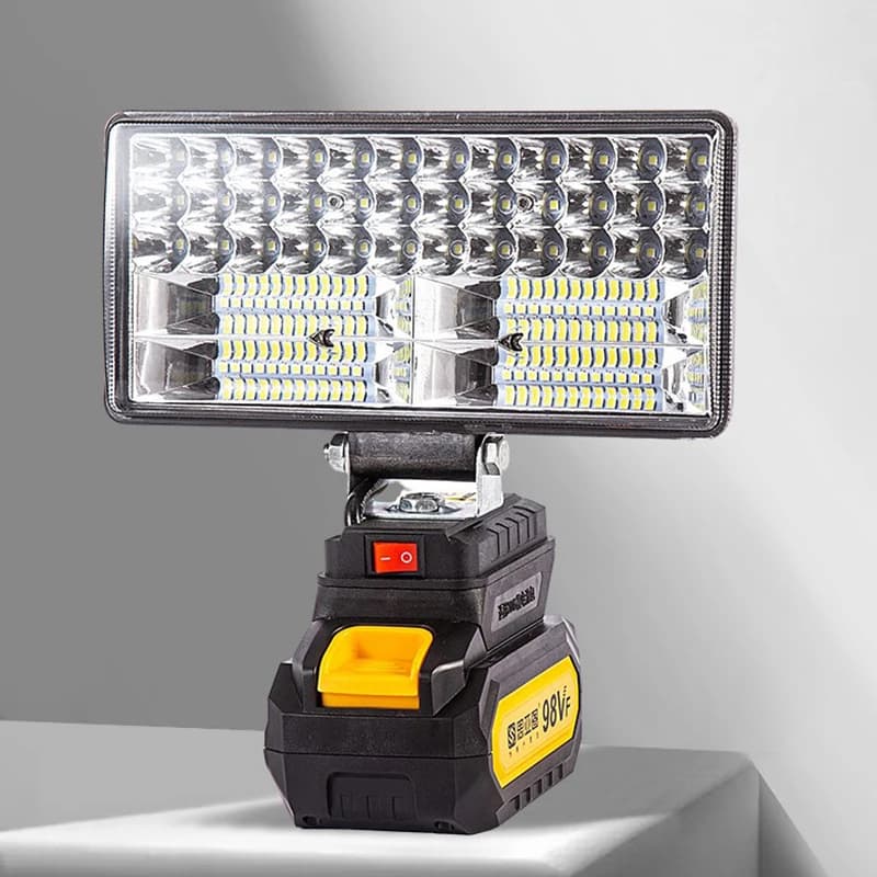 פנס עבודה LED ל-Makita 18V עם הטיה 90°