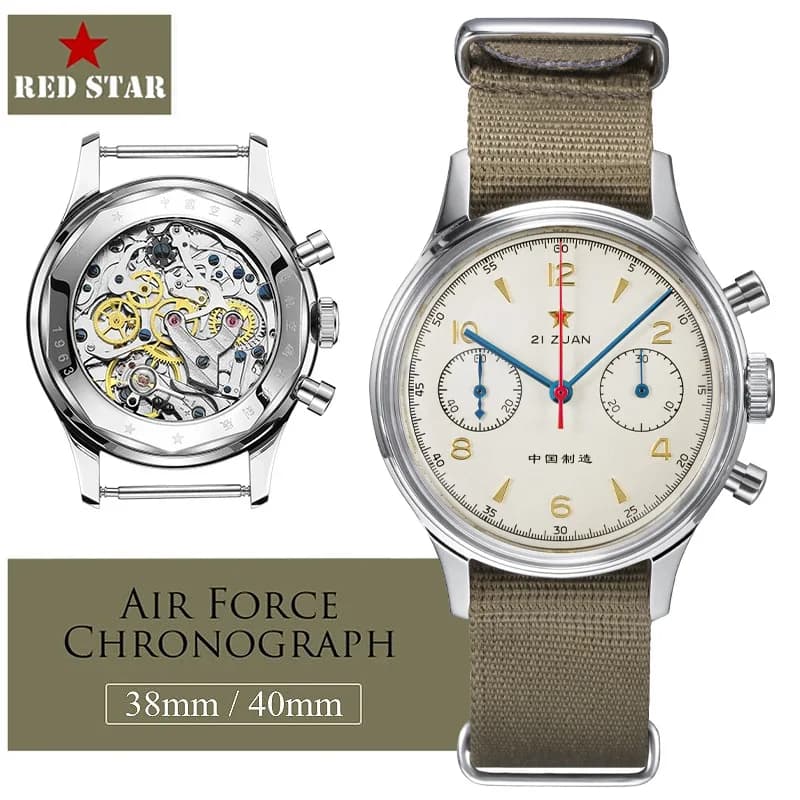 RED STAR 1963 כרונוגרף מכני לגברים